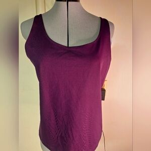 Chicos Plum Cami With Wide Straps. Size Chicos 2 or 12